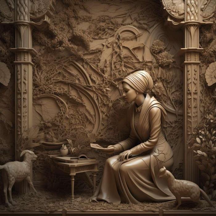 نموذج ثلاثي الأبعاد لآلة CNC 3D Art 